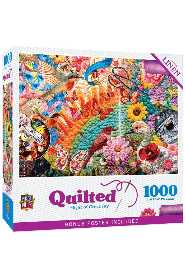 Flight of Creativity 1000 Piece Puzzle, Main, color, Multicolor