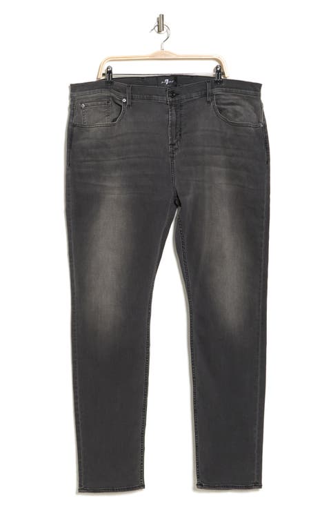 Paxtyn Squiggle Skinny Jeans (Black Onyx)