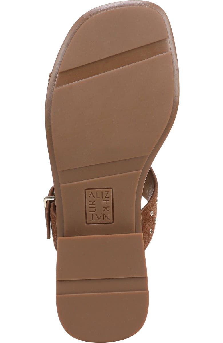 Naturalizer Studded Beach Slide Sandal, Alternate, color, Walnut Wake