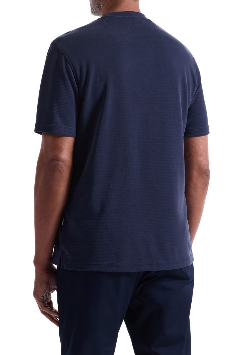 Bugatchi Orville Crewneck T-Shirt, Alternate, color, Navy