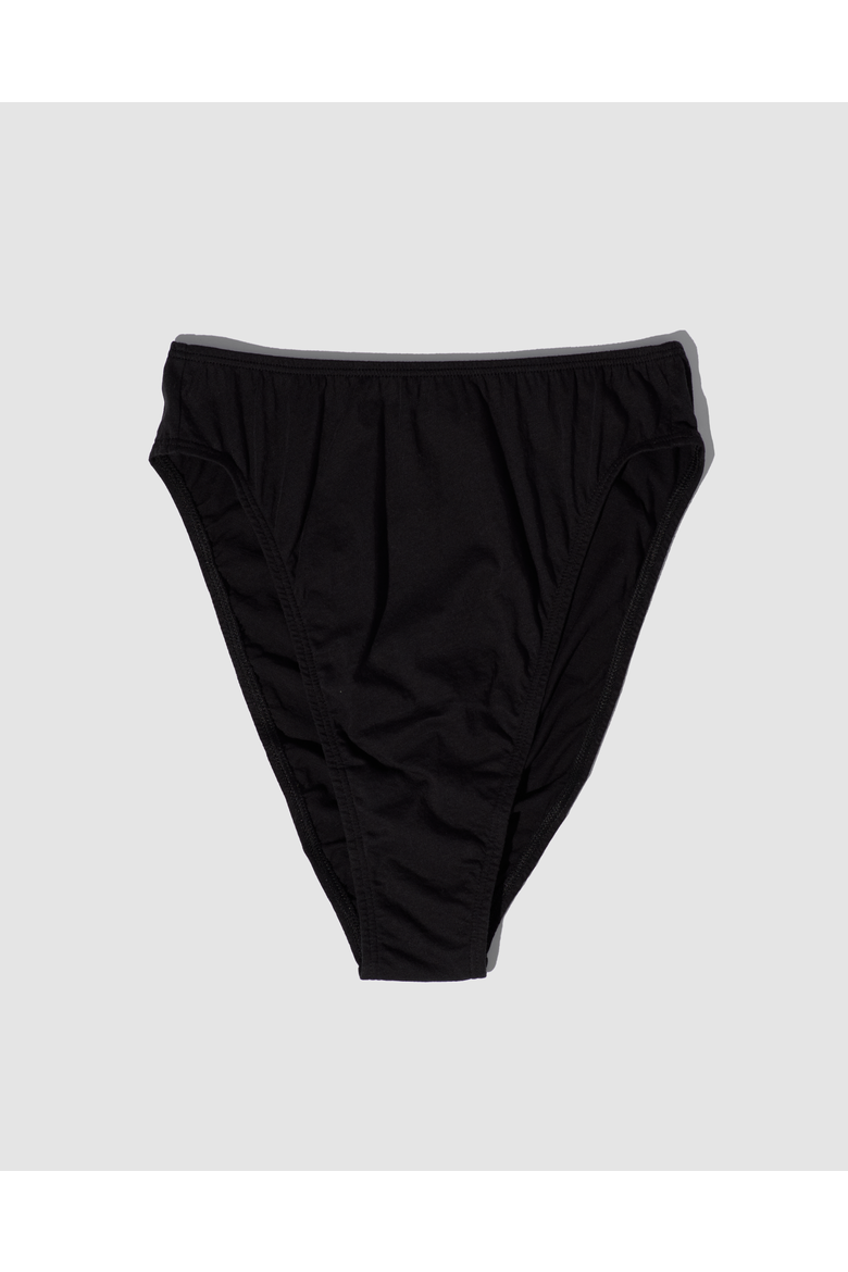 Organic Cotton High Waisted French Cut, Main, color, Midnight