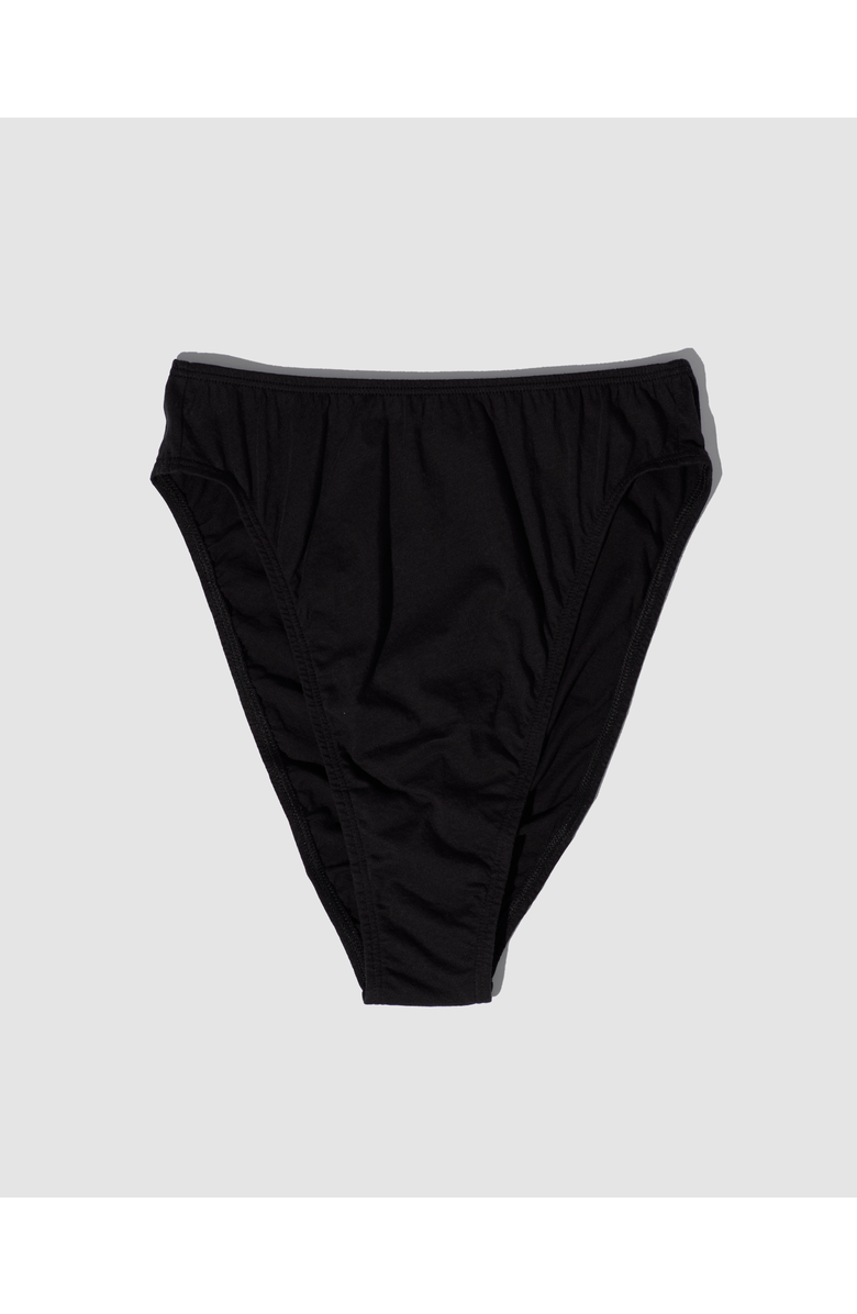 ODDOBODY Organic Cotton High Waisted French Cut, Main, color, Midnight