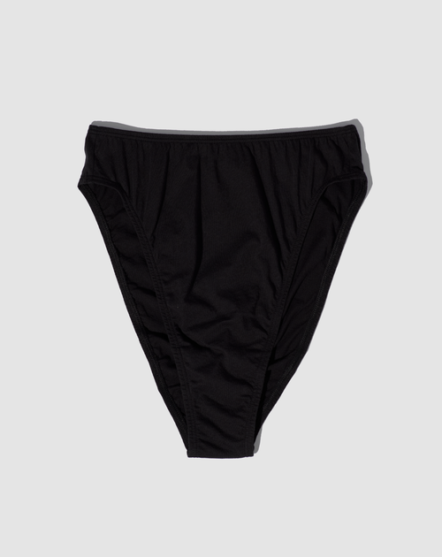 Oddobody Organic Cotton High Waisted French Cut In Midnight
