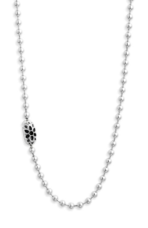 Men's Triple Cutout A Poplock Necklace