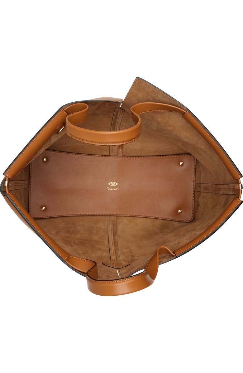 Tod's Di Bag Folio Leather Shopper, Alternate, color,