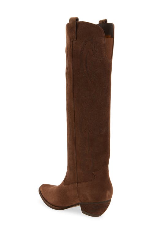 Jeffrey Campbell Calvera Western Knee High Boot In Multi