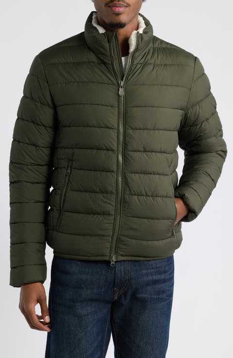 Conan Faux Shearling Lined Water Repellent Puffer Jacket