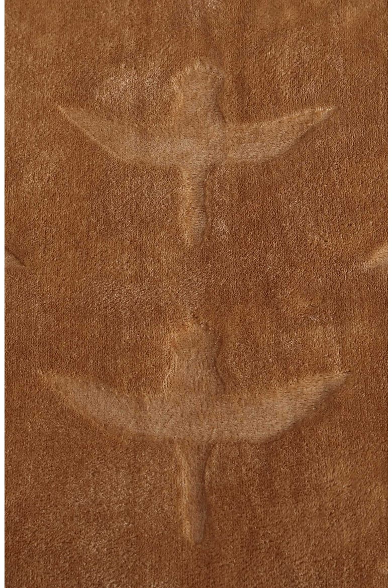 Geese Throw Blanket, Alternate, color, BROWN