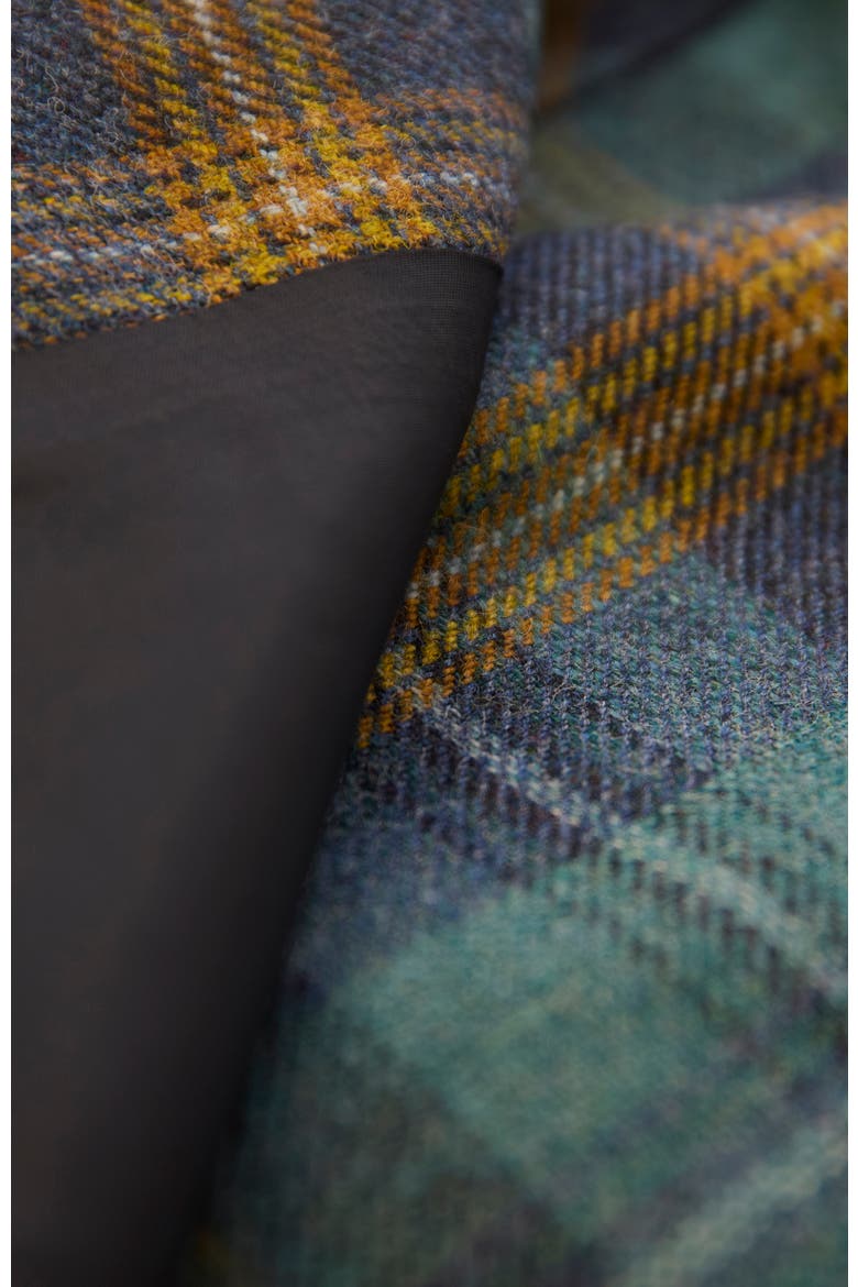 The Celt Kilt, Alternate, color, Teal / Ochre Tartan