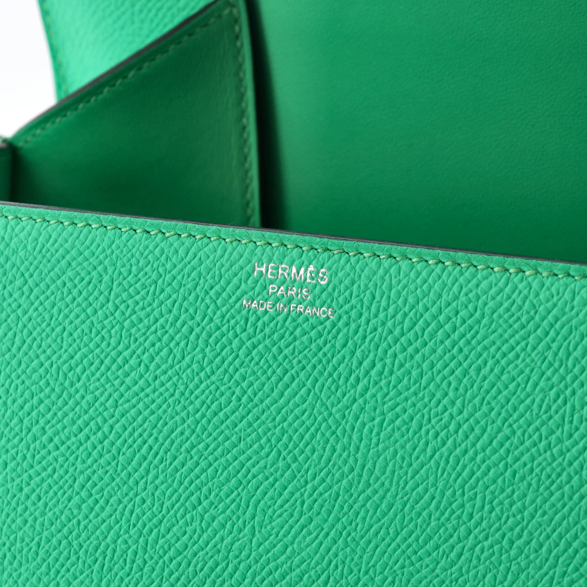 Pre-Owned Hermes Della Cavalleria Shoulder Bag Epsom Mini, Alternate, color, Vert Comics