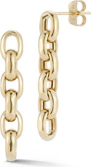 Ember Fine Jewelry Rolo Chain Drop Earrings