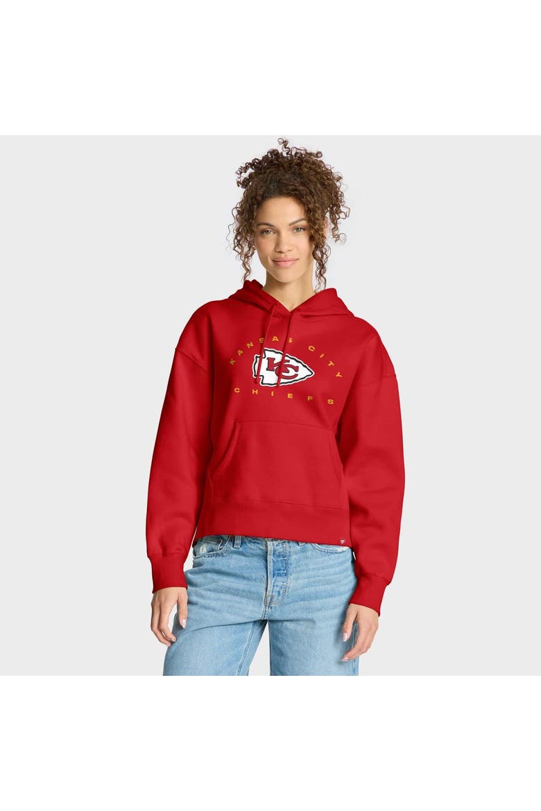 Women's Fanatics Red Kansas City Chiefs Eligible Receiver Legacy Pullover Hoodie, Main, color, Red