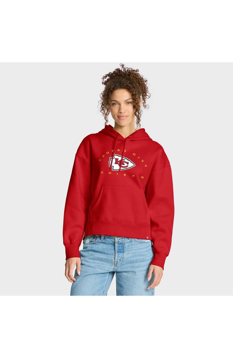 FANATICS Women's Fanatics Red Kansas City Chiefs Eligible Receiver Legacy Pullover Hoodie, Main, color, Red