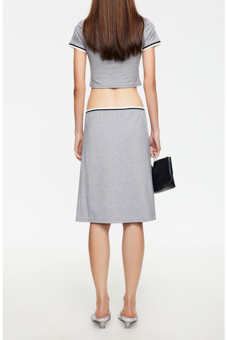Laguna Midi Skirt, Alternate, color, GREY