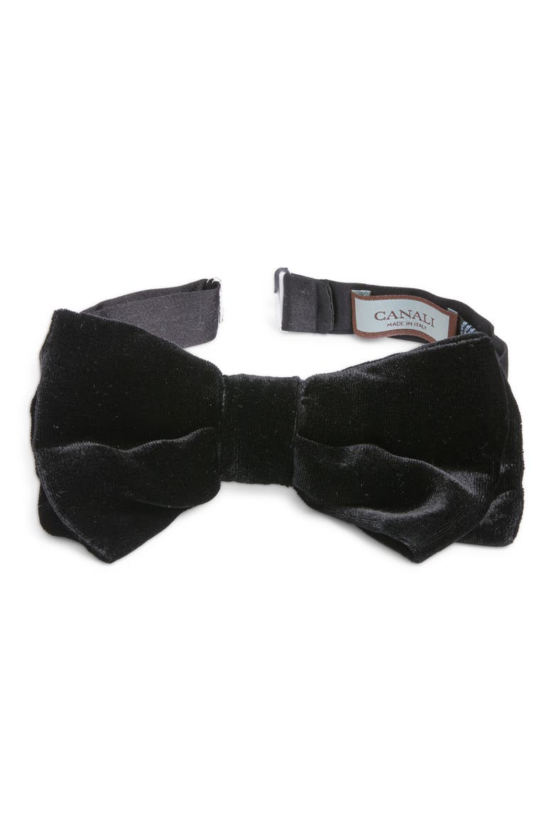 Silk Tie, Main, color, BLACK