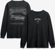 FANATICS Men's Fanatics Black Seattle Seahawks Midnight Falls Long Sleeve T-Shirt