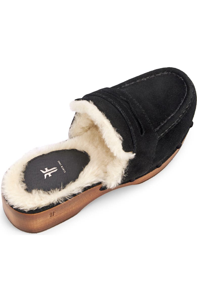 Frye Melody Genuine Shearling Lined Platform Clog, Alternate, color,