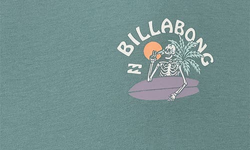 Billabong Kids' Skelly Card Long Sleeve T-shirt In Blue