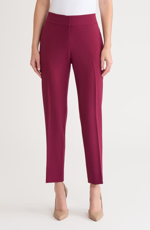 Classic Fit Slim Leg Pants (Petite)