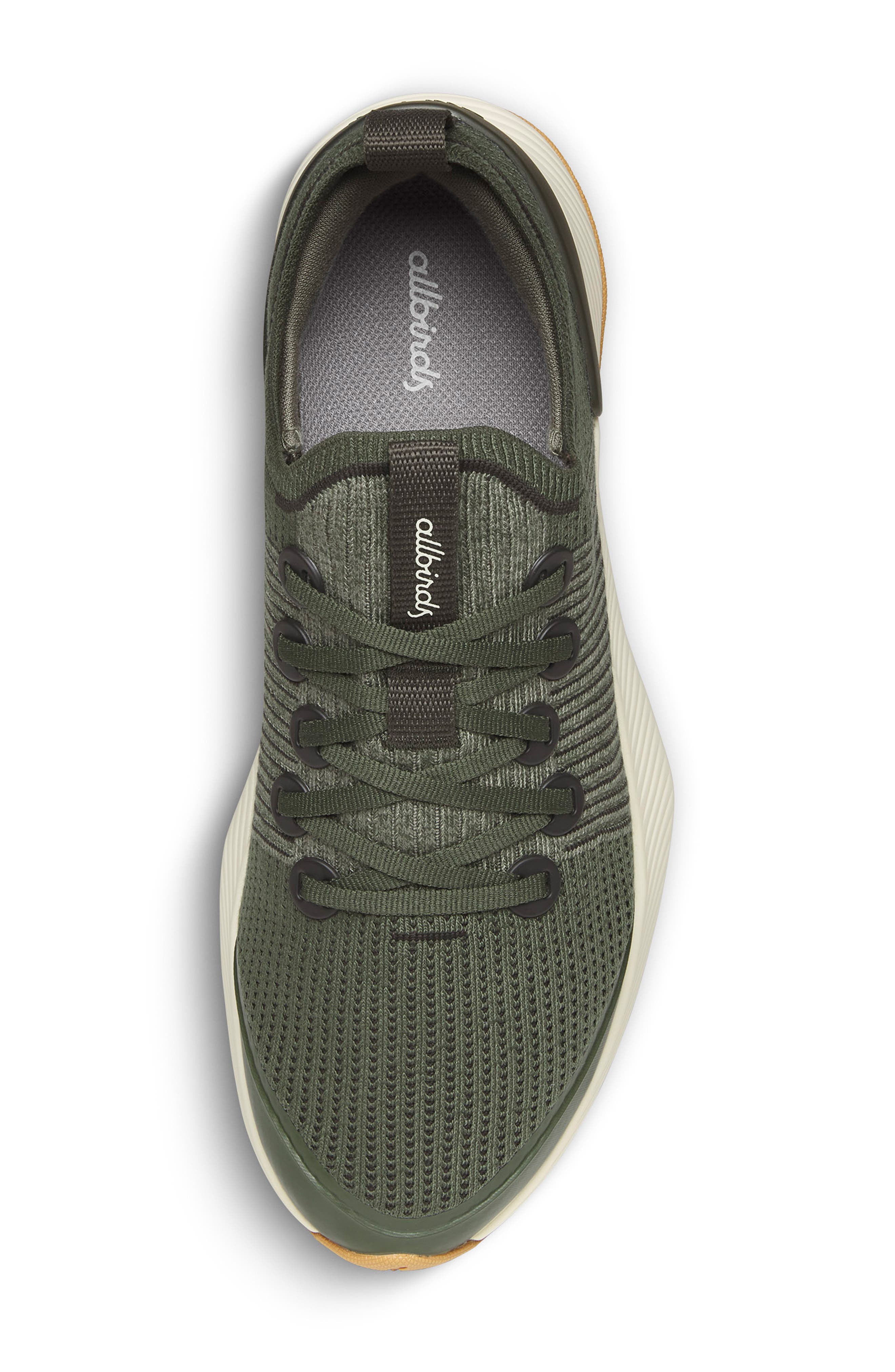 Allbirds Tree Glider Sneaker, Alternate, color, Thunder Green/ Stony Cream