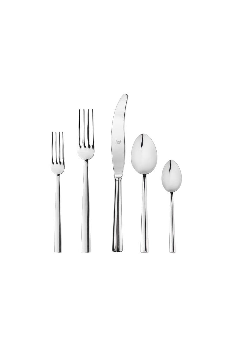 Mepra Levantina Flatware Set - 20 Pieces, Alternate, color, Silver