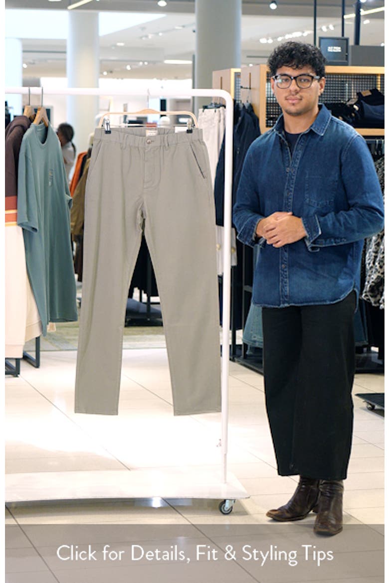Saturday Slim Fit Stretch Twill Chinos video