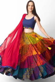 RAAS Elissa Tropical Tiered Chaniya Choli