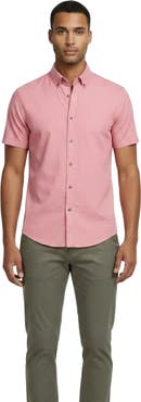 Lords of Harlech Mens Merino Wool Button-up Shirt