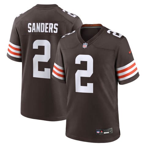 Men's Nike Shedeur Sanders Brown Cleveland Browns Game Jersey
