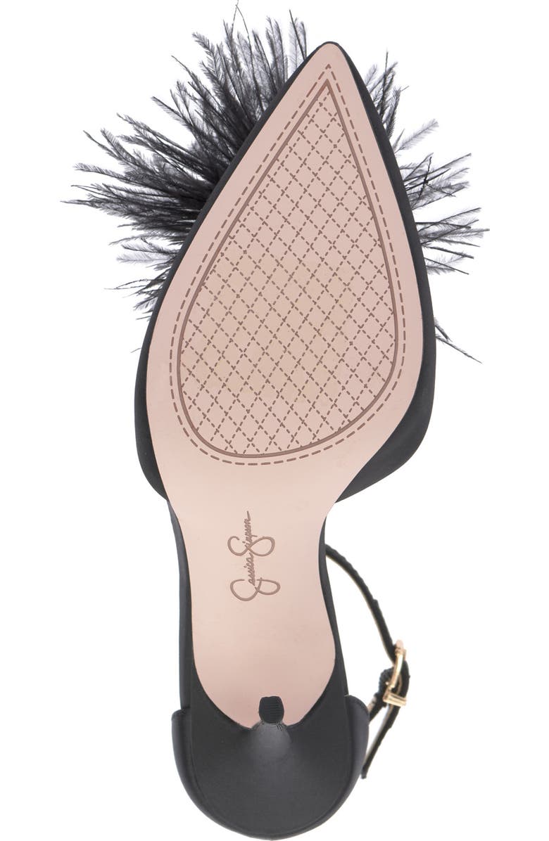 Jessica Simpson Wolistie Pompom Stiletto Sandal, Alternate, color,