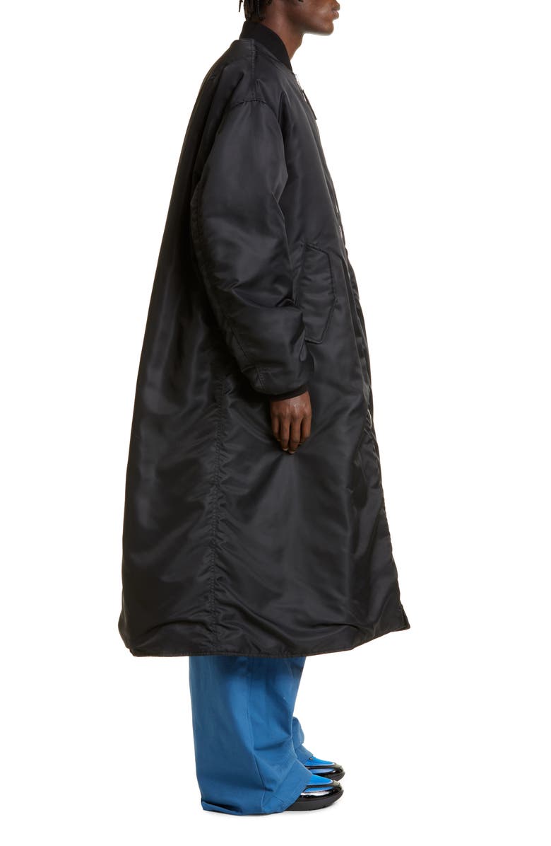 Raf Simons Elongated Bomber Jacket, Alternate, color, 