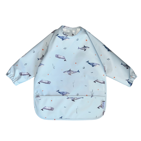 Premium Classic Low-Pocket Long Sleeve Bib Smock