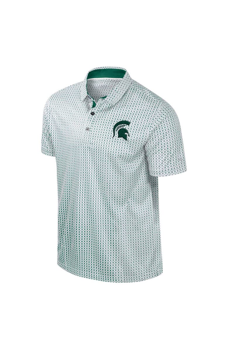 COLOSSEUM Men's Colosseum Green Michigan State Spartans Big & Tall Marty Rival Polo, Alternate, color, Green