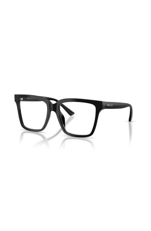 Jimmy Choo 52mm Square Optical Glasses In Black