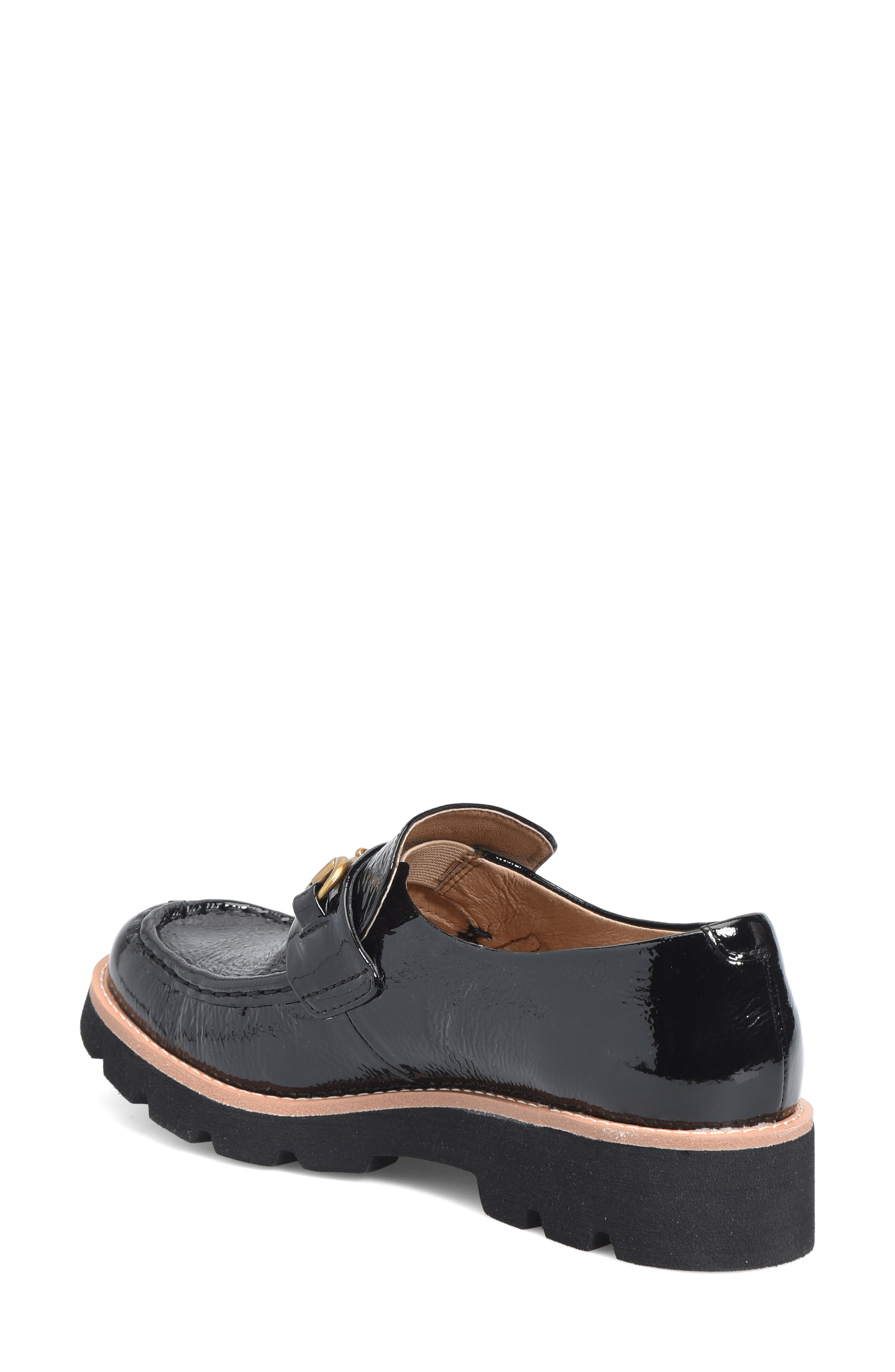 Söfft Prewitt Horsebit Loafer, Alternate, color, Black Patent