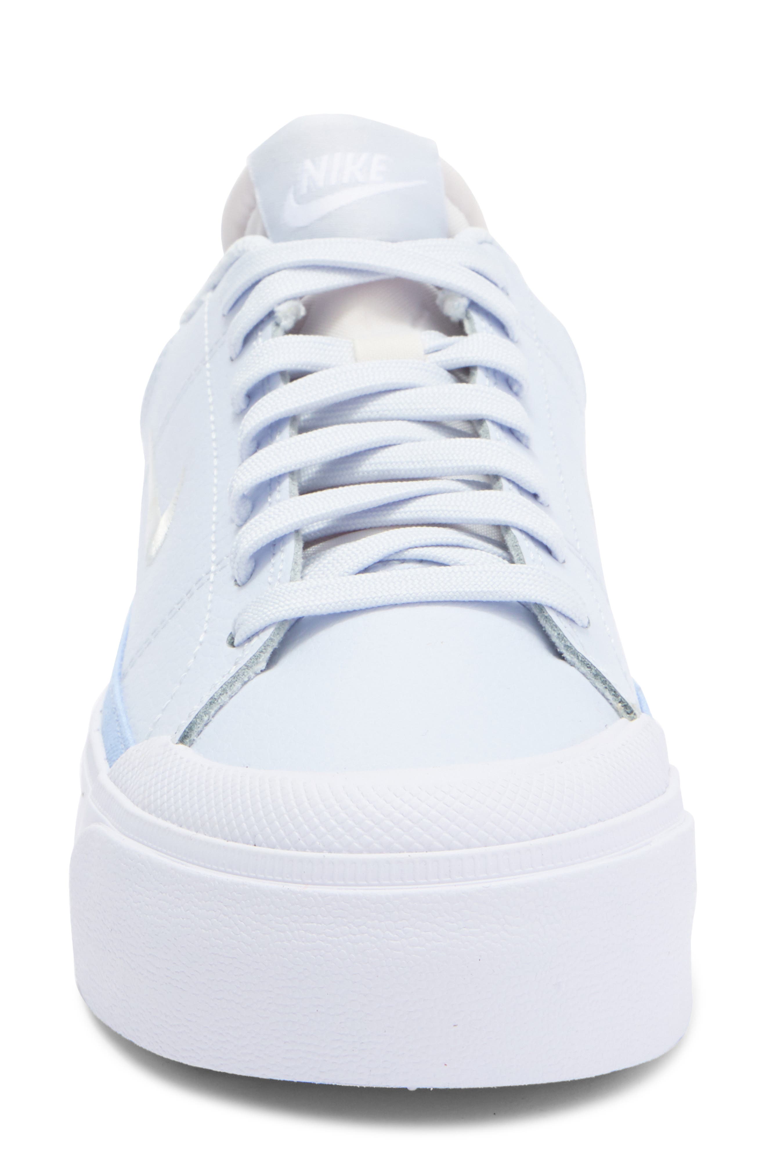 Nike Court Legacy Lift Platform Sneaker, Alternate, color, Grey/ Summit White