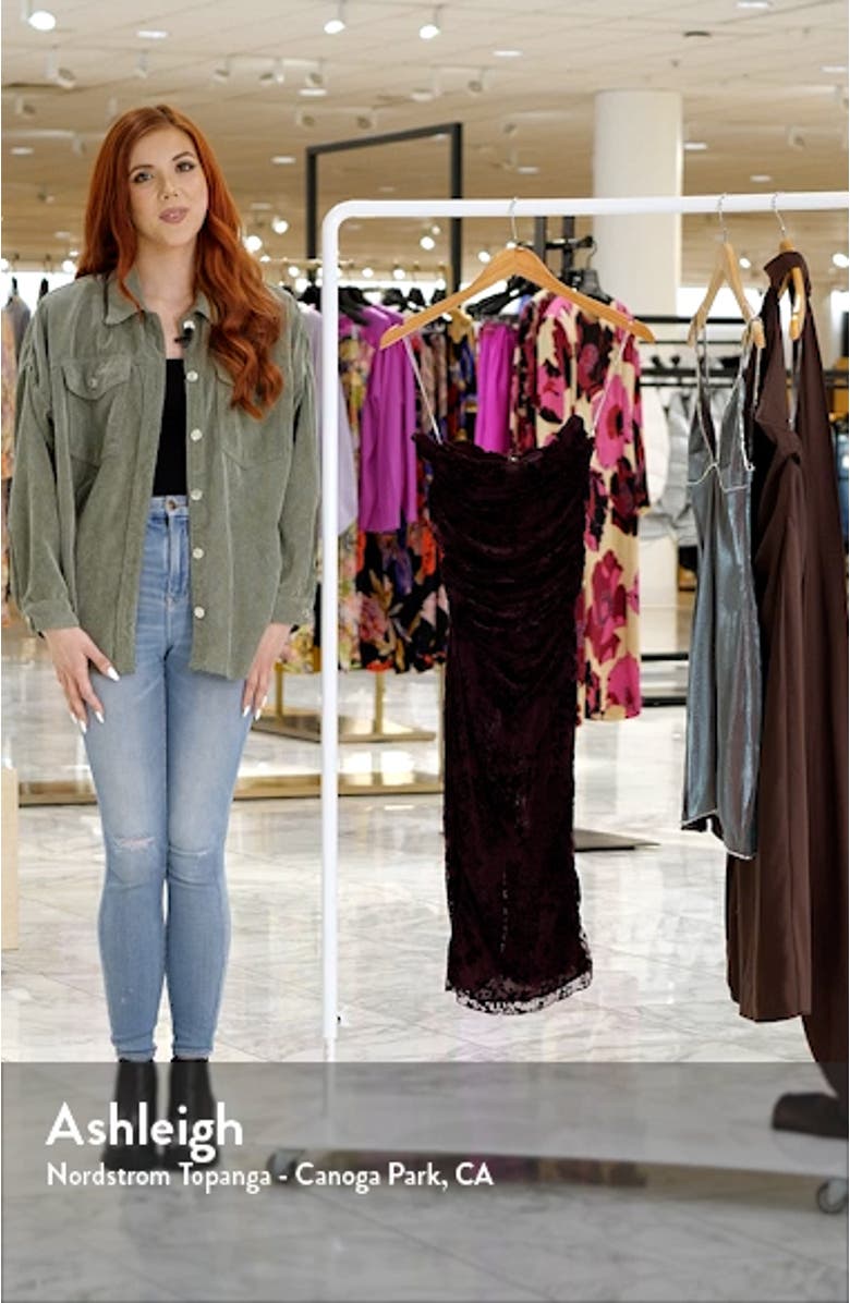 Isadora Strapless Corset Cocktail Dress & Gloves, sales video thumbnail