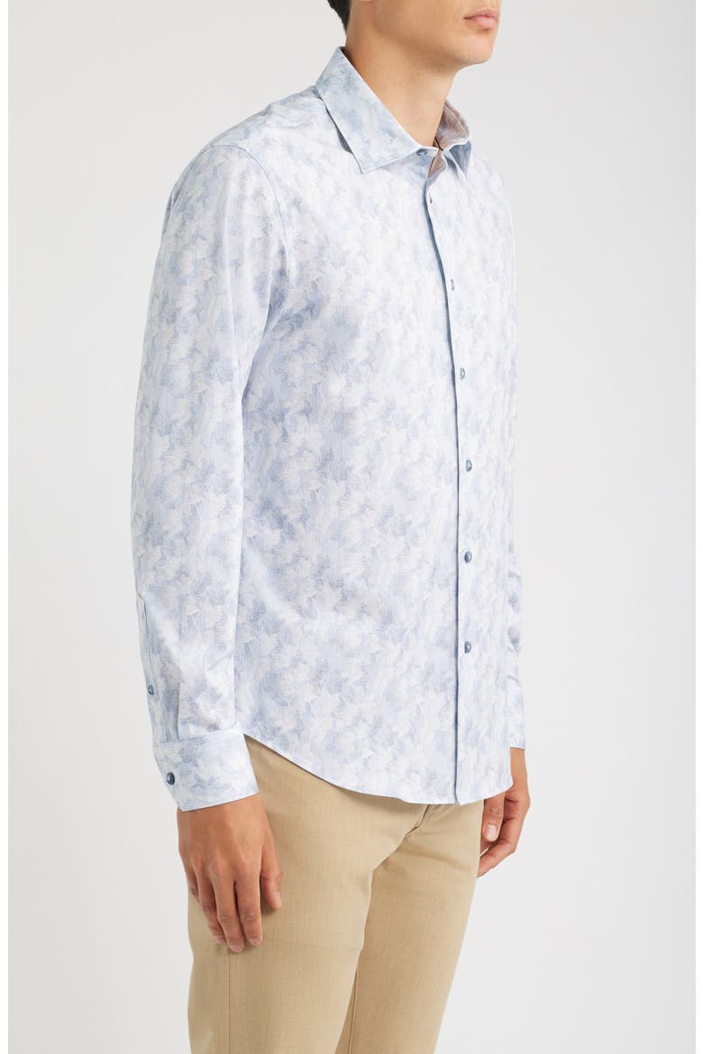 James OoohCotton Stretch Shirt, Alternate, color, AIR BLUE