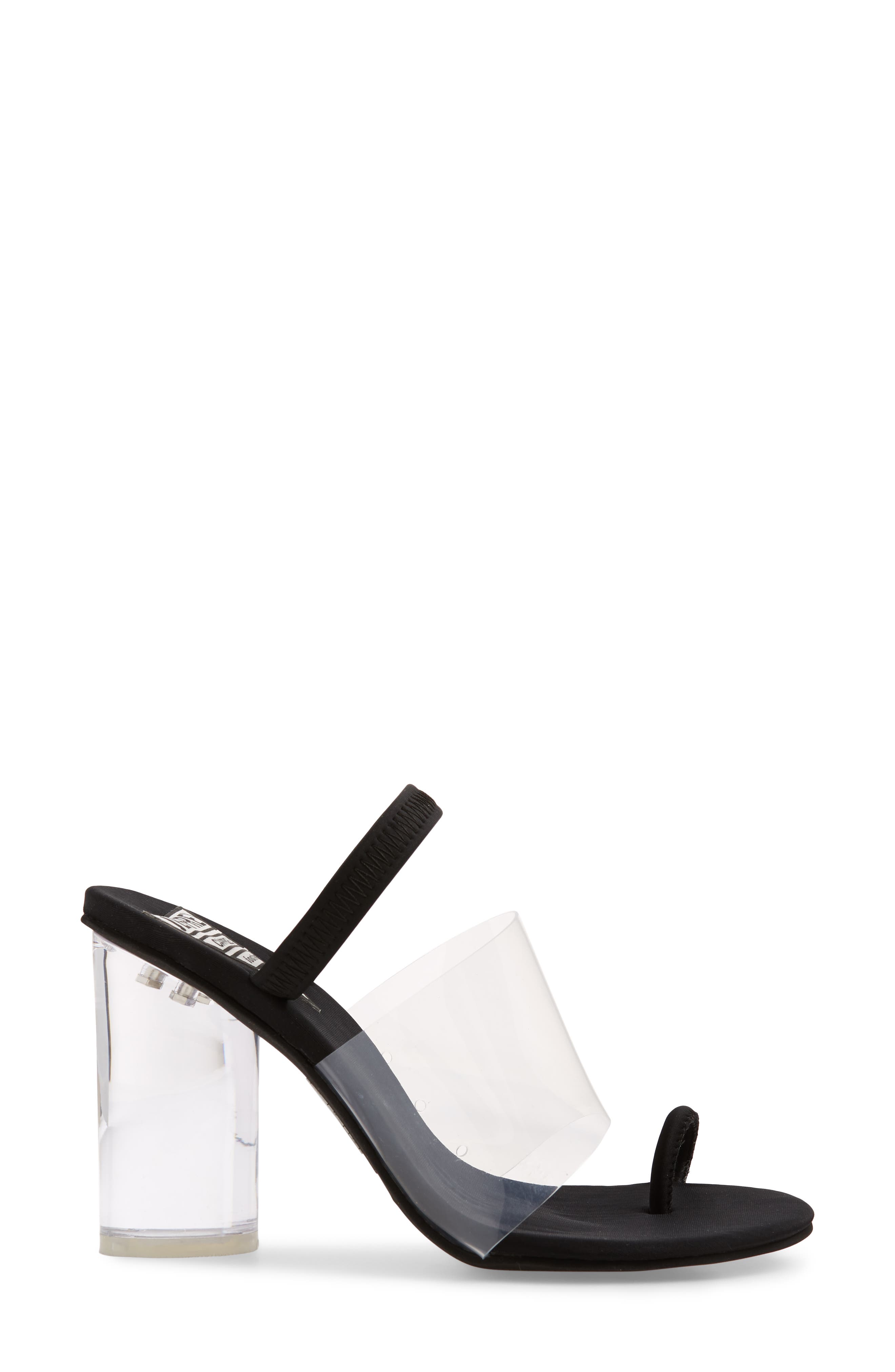 Jeffrey Campbell Mania Clear Toe Loop Sandal, Alternate, color, 