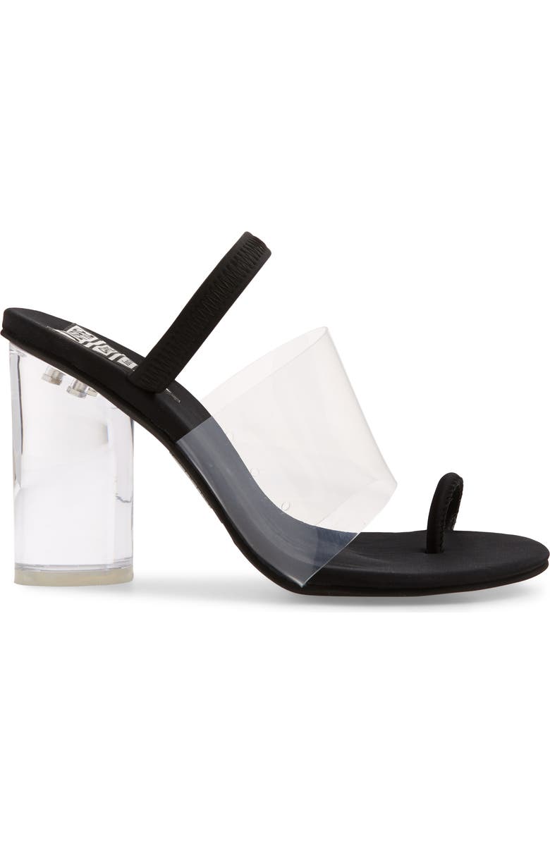 Jeffrey Campbell Mania Clear Toe Loop Sandal, Alternate, color,