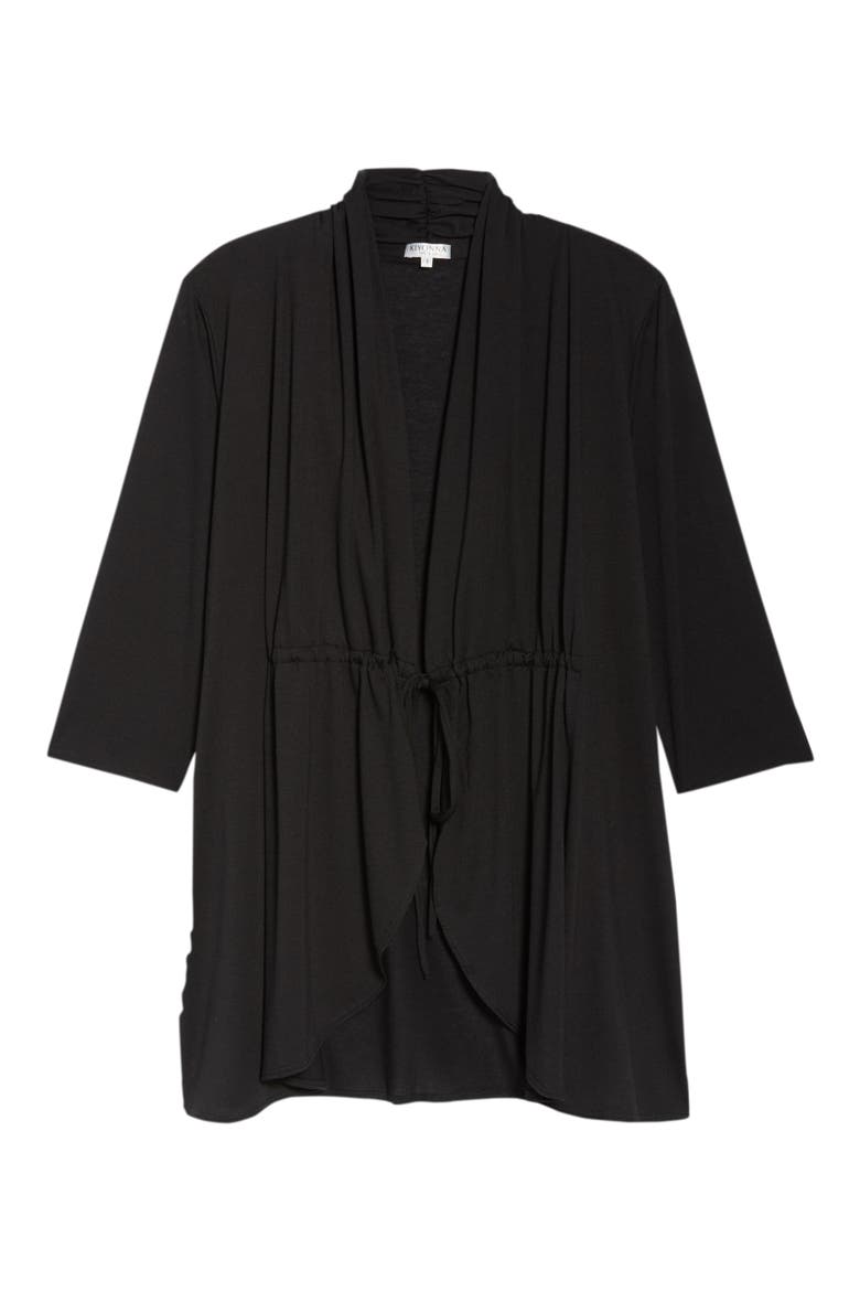 Sunset Stroll Cardigan, Alternate, color, BLACK NOIR