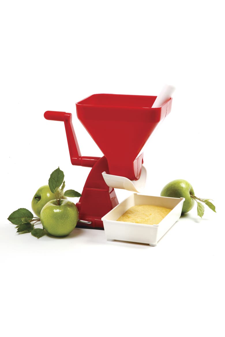 2.25 Quart Jumbo Tomato Press, Alternate, color, Red