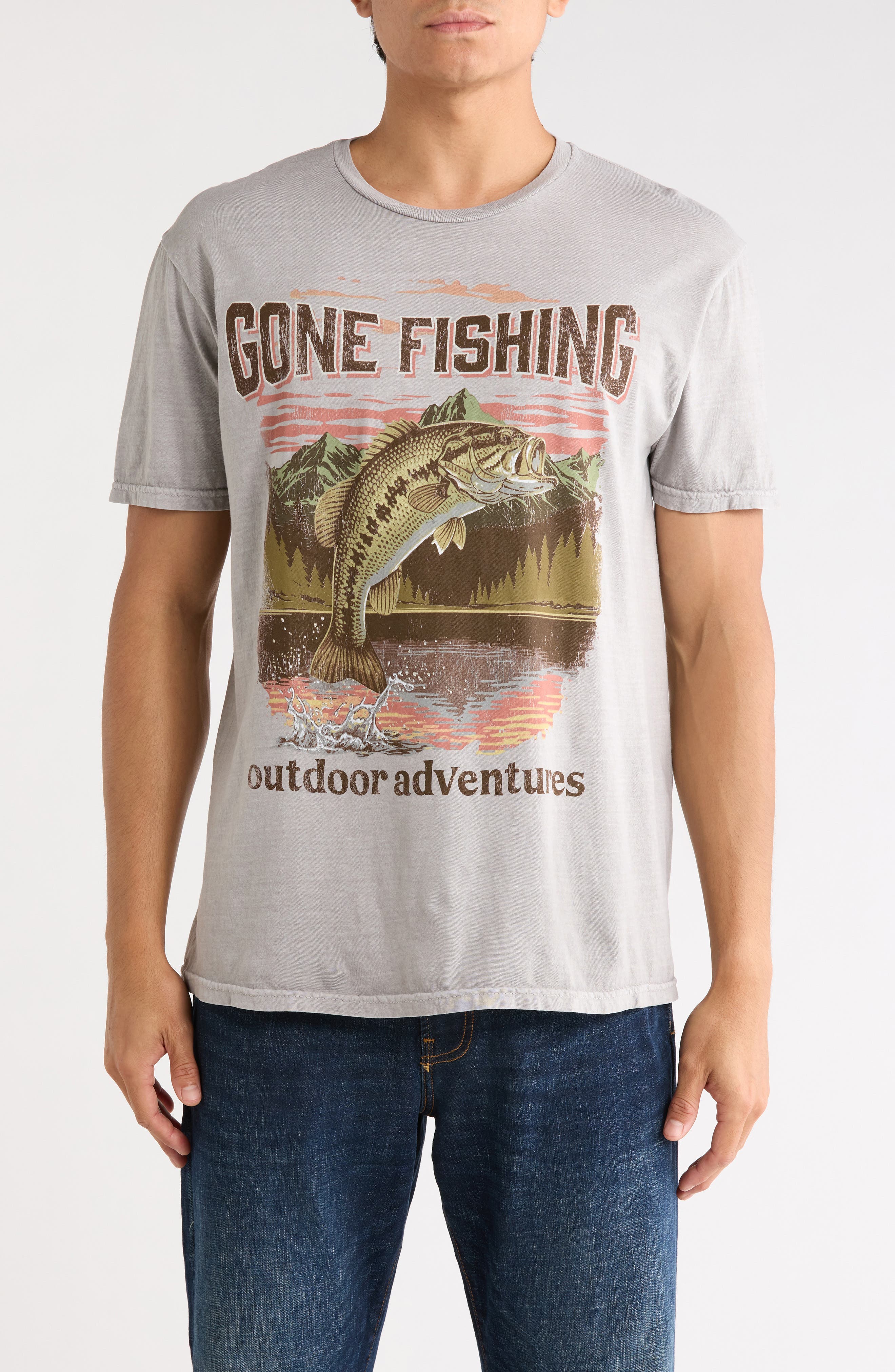 Gone Fishing Graphic T-Shirt