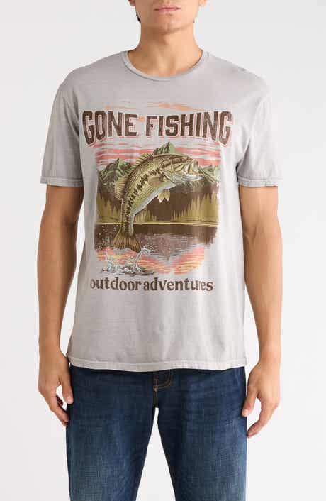 Gone Fishing Graphic T-Shirt