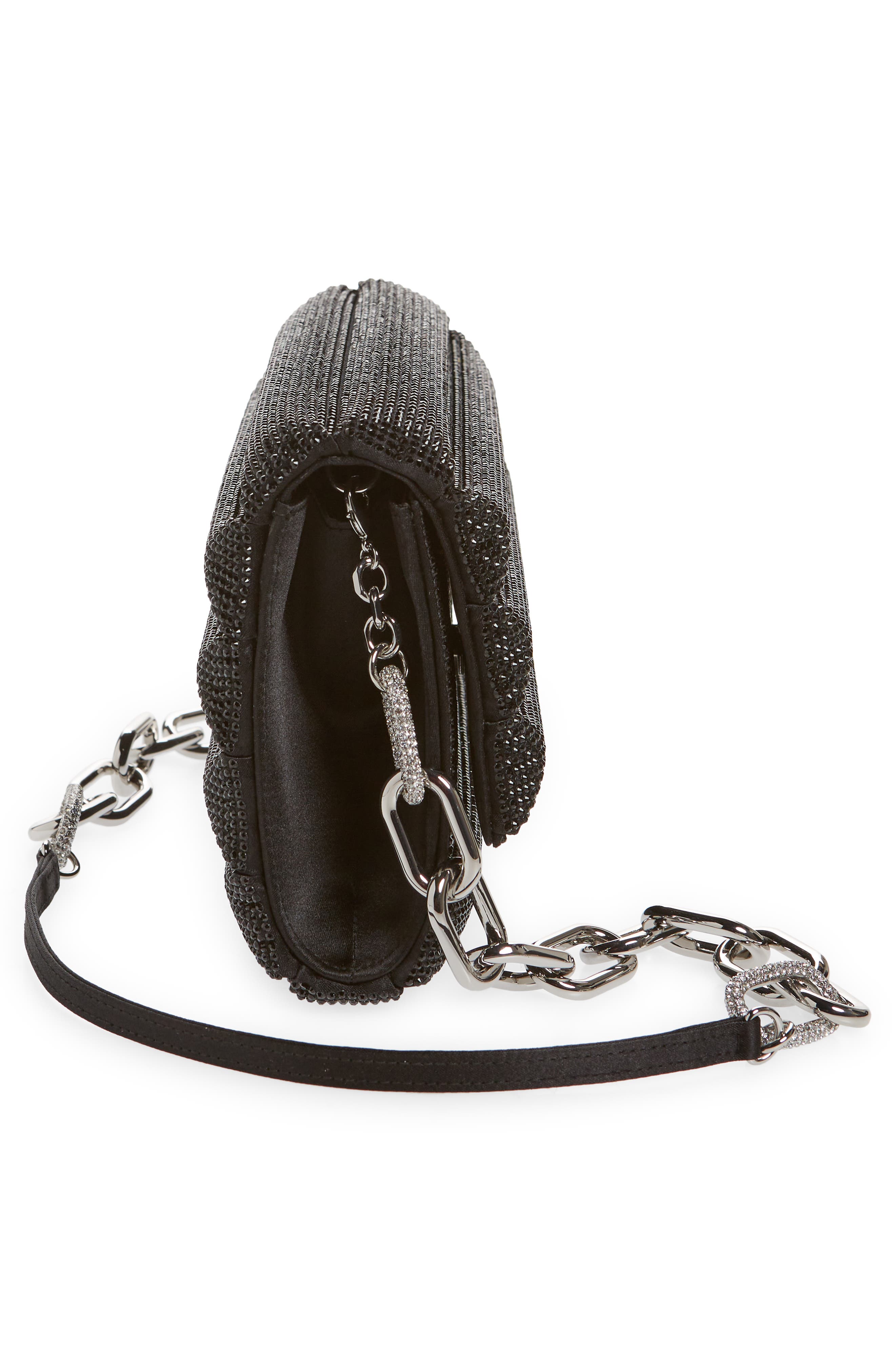 JUDITH LEIBER COUTURE Fizzoni Crystal Pillow Clutch, Alternate, color, 