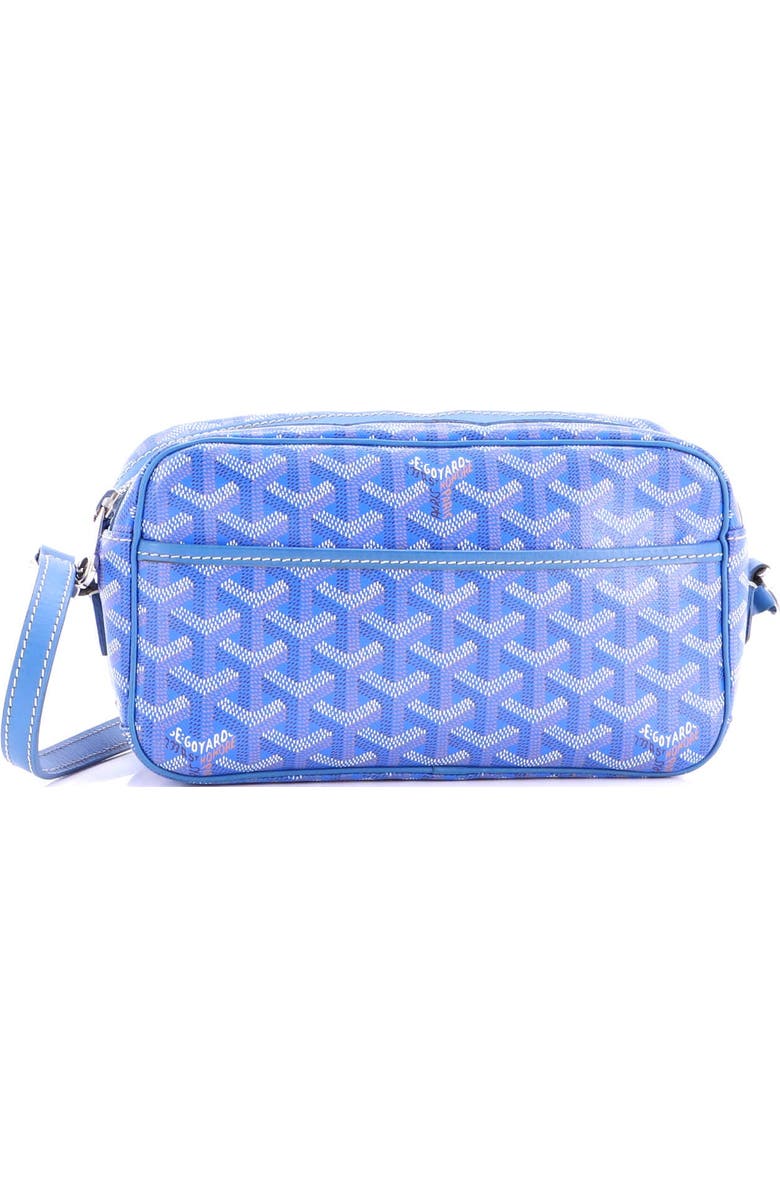 Pre-Owned Goyard Cap Vert Bag Coated Canvas, Main, color, Blue