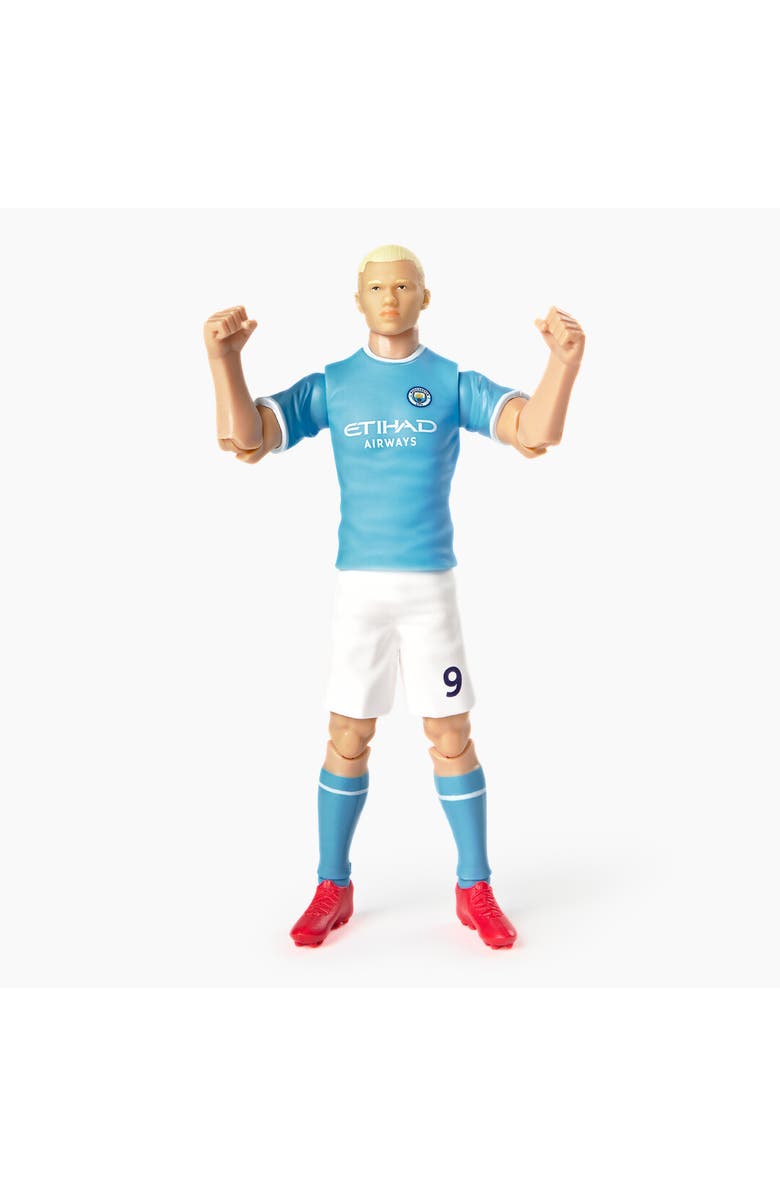 Banbo Toys SOCKERS Manchester City F.C. Erling Haaland 8" Collectible Soccer Action Figure, Alternate, color, Blue