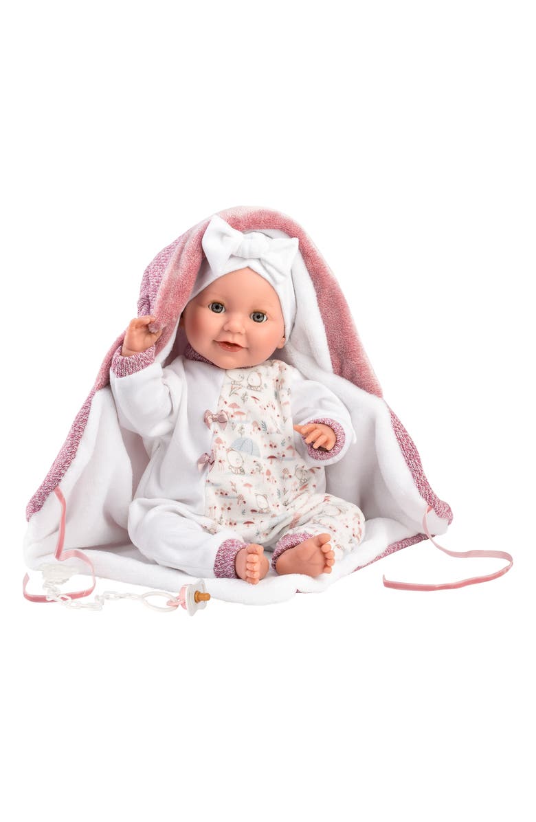 Llorens Cora 16.5-Inch Articulated Newborn Baby Doll, Alternate, color, Multi