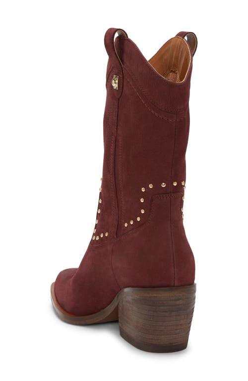 Lucky Brand Cesiet 2 Western Boot In Burgundy