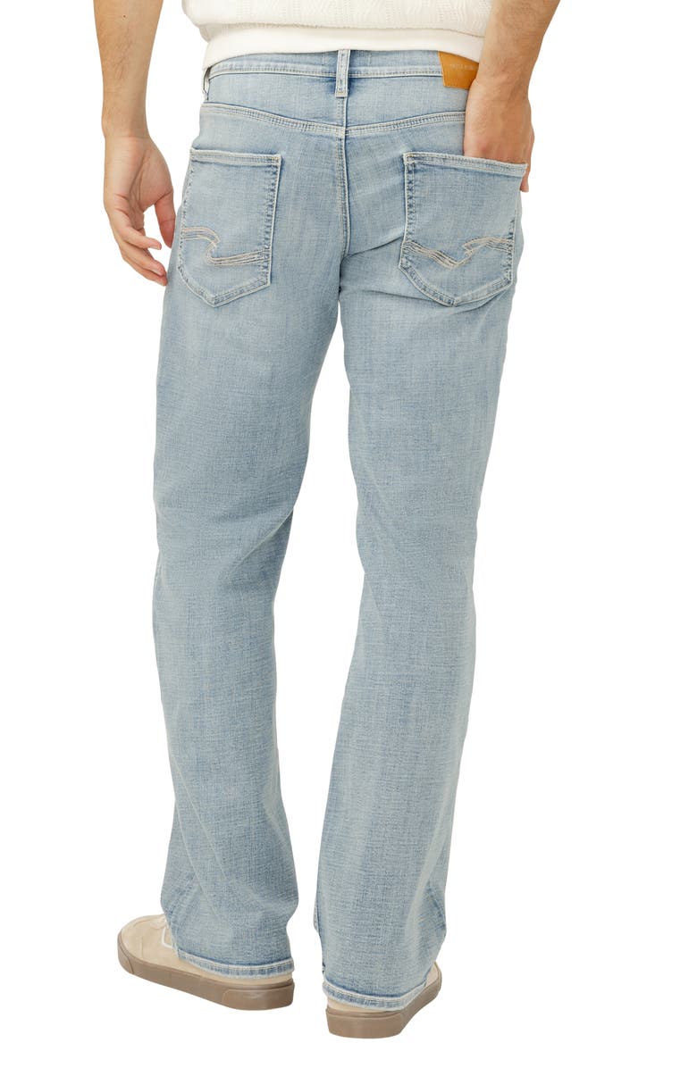 Silver Jeans Co. Zac Relaxed Fit Straight Leg Jeans, Alternate, color, Laguna
